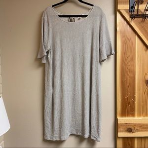 LC Lauren Conrad Striped Midi Dress